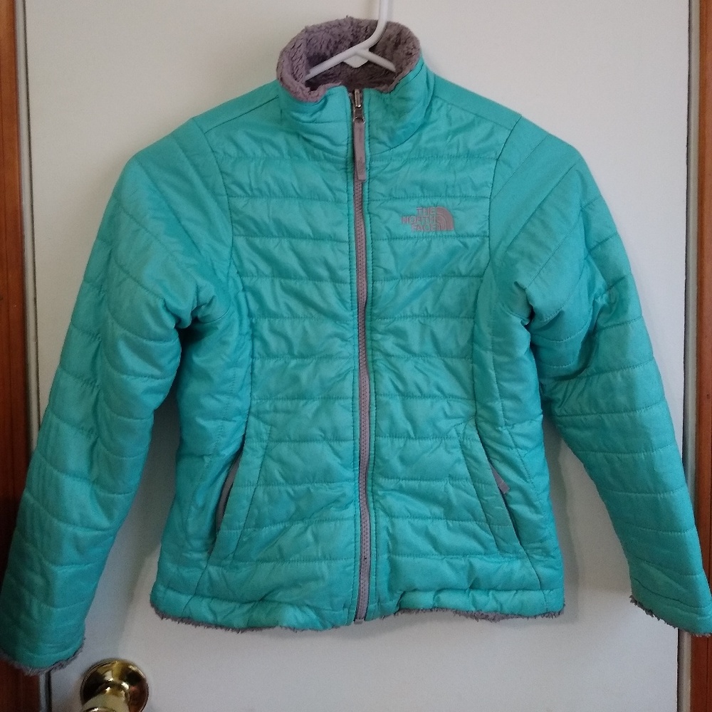 North face girls winter coat size small 7/8